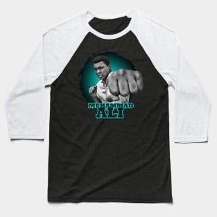 Muhammad Ali action Baseball T-Shirt